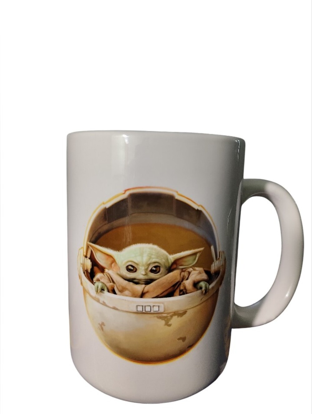 Star Wars Grogu White Ceramic Coffee Mug - Unbranded